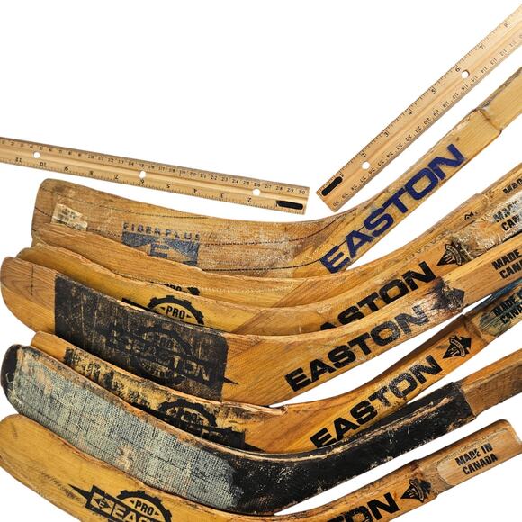 Need Repairs - 8 Pc Lot Vintage Easton & Koho LH Adult Hockey SR Stick Blade - Picture 3 of 16